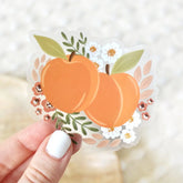 Clear Peaches Sticker